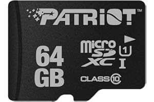 Patriot LX Series 64GB Micro SDXC Class 10 Memory Card - UHS-I U1 - PSF64GMDC10