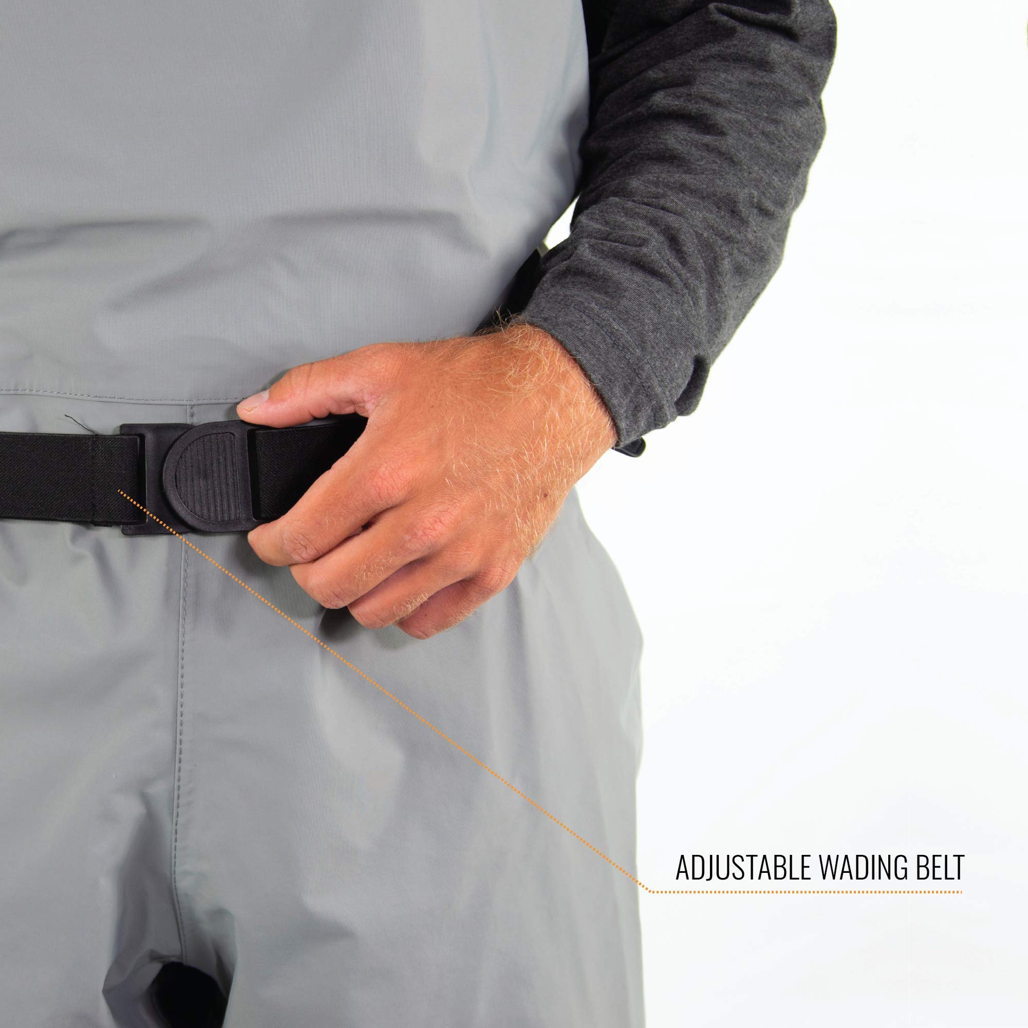 FROGG TOGGS Canyon II Breathable Waterproof Stockingfoot Fishing Chest Wader for Fishing