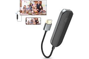 lulaven iShare iOS Wireless HDMI Display Adapter (iOS only), Tiktok Viral Picks, Streaming Device for iPhone iPad, HD Video Sync, Streaming Mirroring YouTube Tiktok to TV, Not Support Netflix