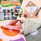 Redamancy 600 Pcs Self Adhesive Dots 20mm Hook Loop Dots White Nylon view 6
