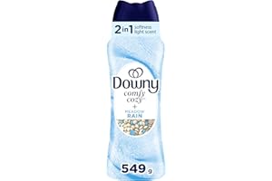 Downy Comfy Cozy In-Wash Laundry Scent Booster Beads, Meadow Rain Scent, Softness and Freshness, 19.4 oz