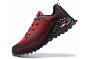 Kricely Men's Trail Running Shoes Fashion Walking Hiking Sneakers for Men Tennis Cross Training Shoe Outdoor Snearker Mens Casual Workout Footwear