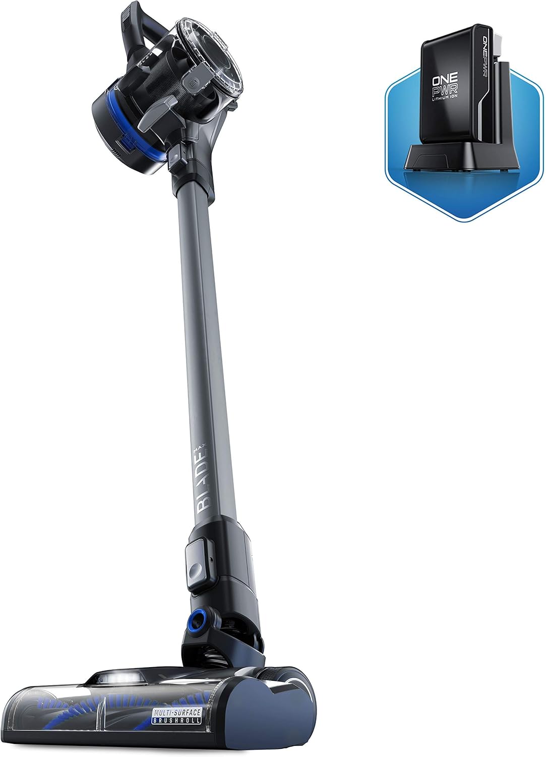Hoover ONEPWR Blade MAX High Performance Cordless Stick Vacuum Cleaner, Lightweight, for Pets, BH53350, Black (Renewed)