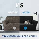 MAXIJIN Newest Jacquard 3 Seater Sofa Cover Non Slip Elastic Protector Black view 7