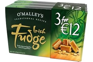 CARROLLS IRISH GIFTS O'Malley's Irish Fudge 3 X 200G Boxes