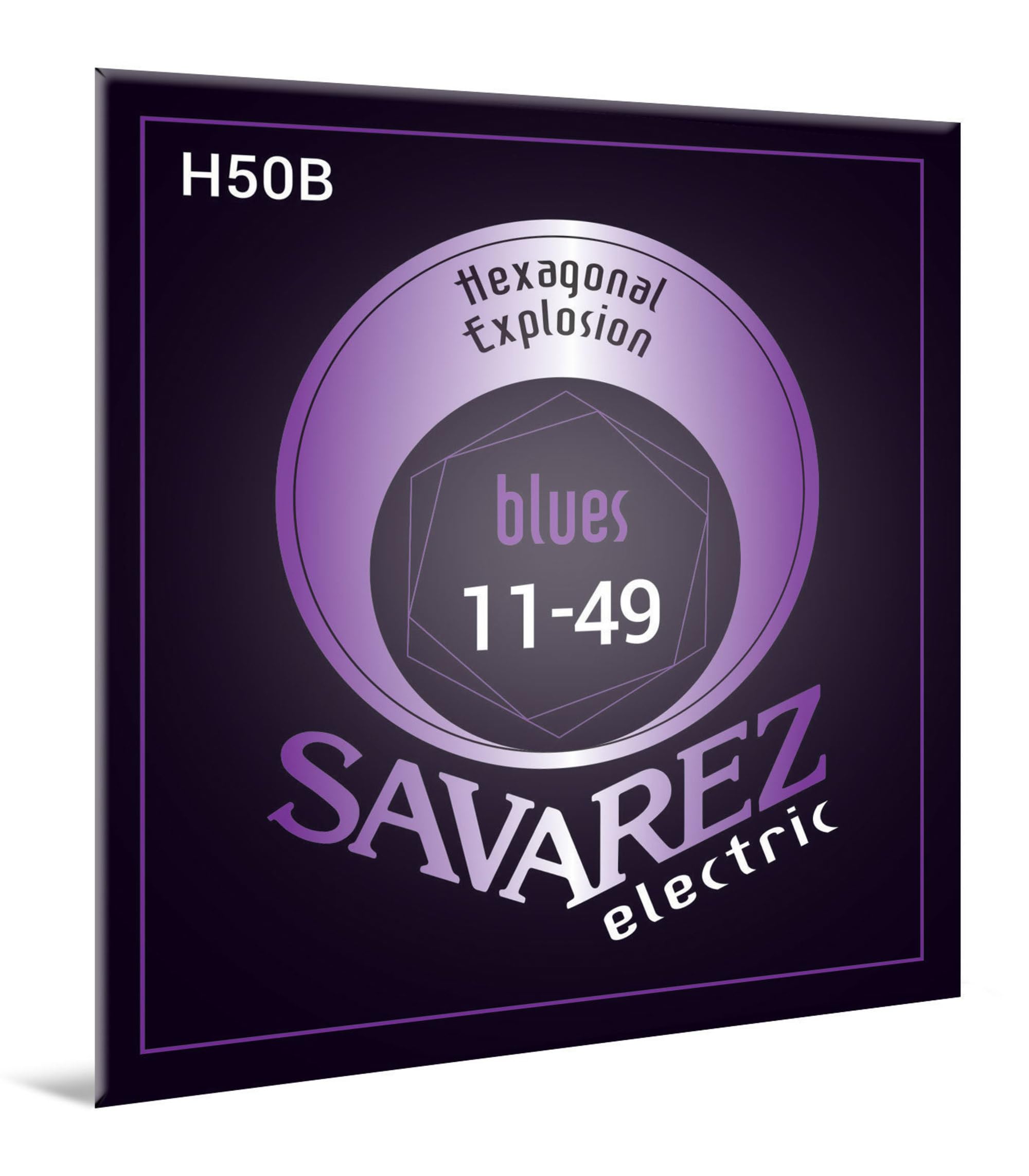 Strings for Electric Guitar Hexagonal Explosion Nickel Jeu Blues Medium .011-.049