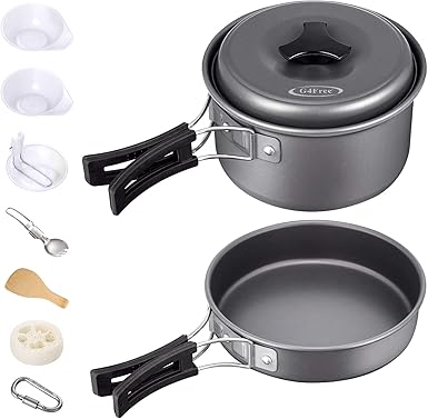 hiking cooking set