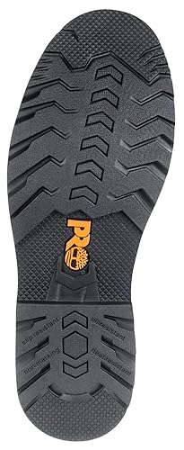 Timberland PRO Men's 40000 Met Guard 6' Steel Toe Boot,Black/Black