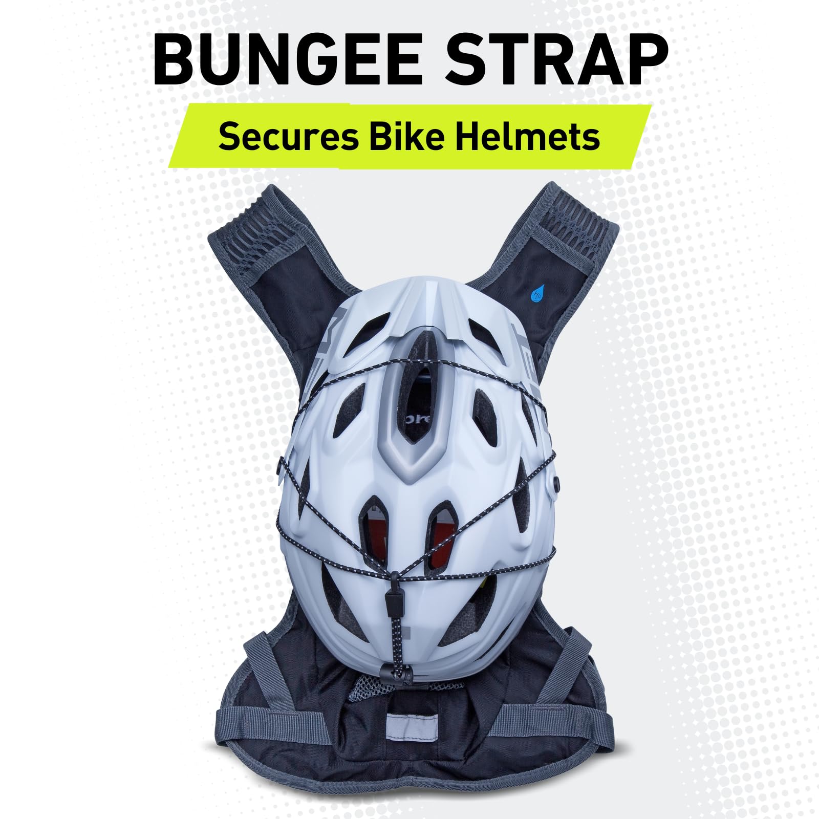 Vibrelli Hydration Backpack & 2L Hydration Bladder - High Flow Bite Valve - Hydration Pack for Cycling, Running, Hiking