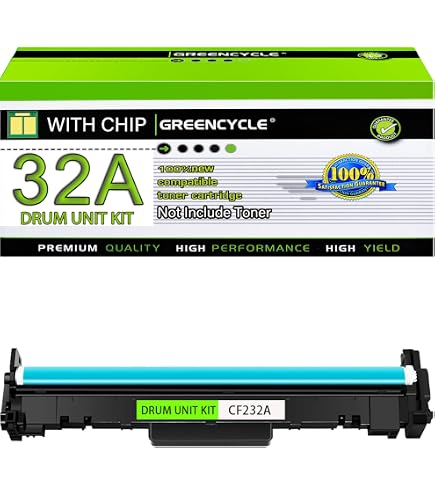 DogePro Tambor 32A CF232A Negro – Repuesto De Alto Rendimiento Para HP LaserJet Pro M118dw, M203d, M227fdw (23,000 Páginas)