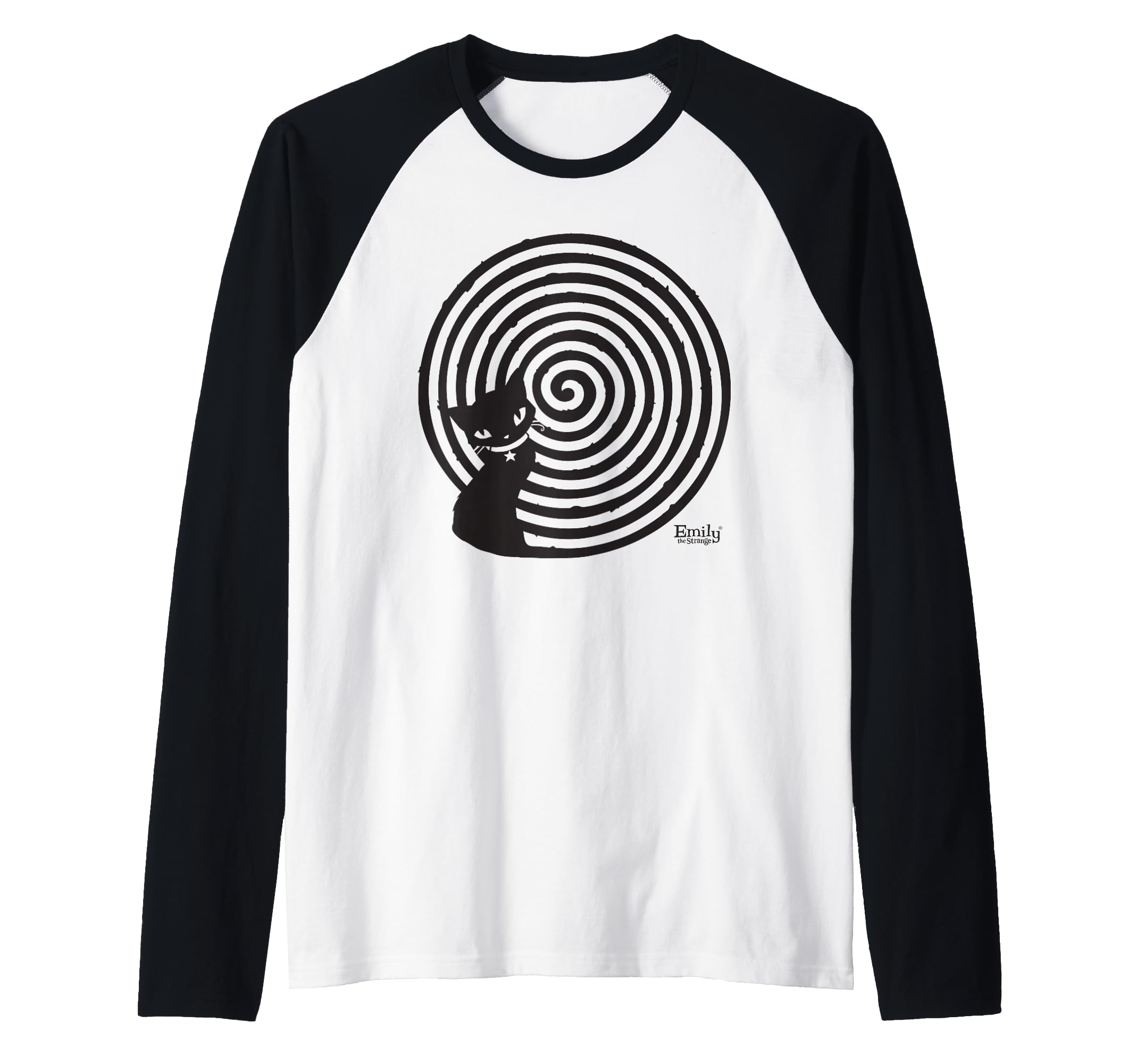 Hypno Kitty Raglan Baseball Tee