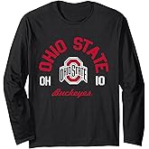 Ohio State Buckeyes Game Time Logo Officially Licensed Long Sleeve T-Shirt