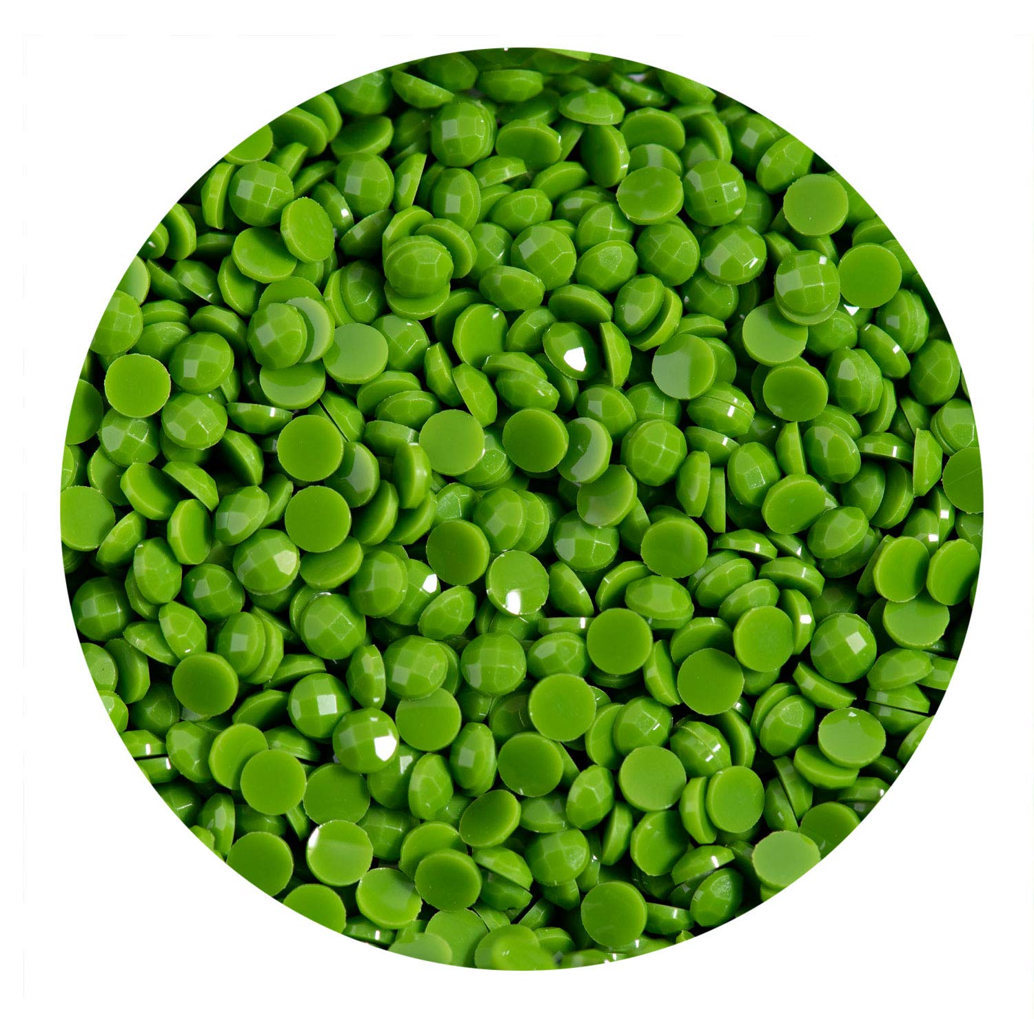 Pracht Creatives Hobby DDH-8249 Diamond Dotz Freestyle Stones in Frog Green, 12 g, Each 2.8 mm, Sparkling Diamonds for Creating Creative Diamond Dotz Designs