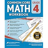 4th grade Math Workbook: CommonCore Math Workbook