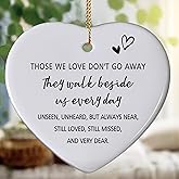 Jocidea Sympathy Gift for Family Loss - Bereavement Memorial Ornament - In Loving Memory Christmas Remembrance - Those We Love Don't Go Away