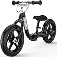 Zoomies Folding 12" Toddler Balance Bike for 2 to 5 Year Olds – Foldable Easy to Take On The Go – w/Carrying Strap