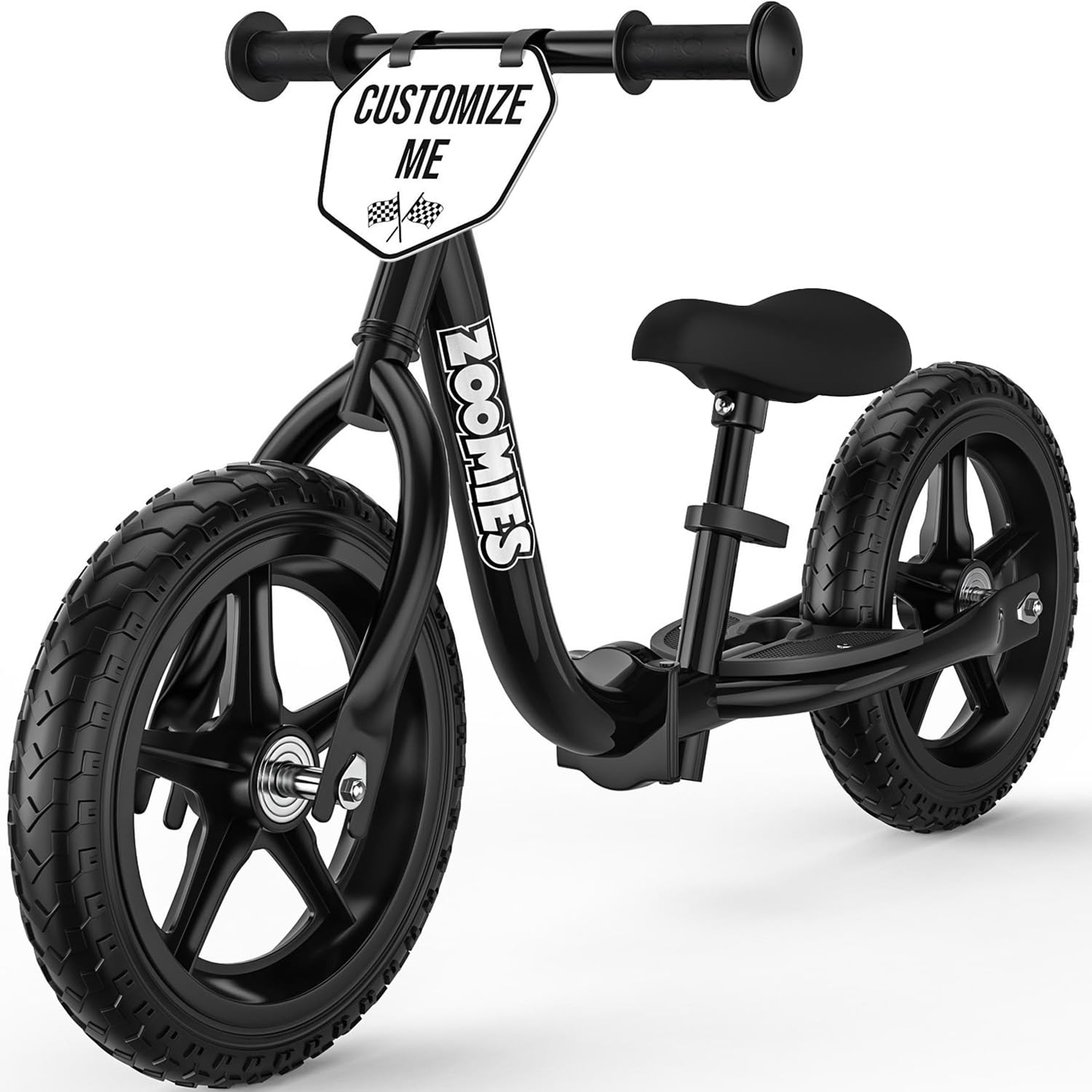 Zoomies Folding 12" Toddler Balance Bike for 2 to 5