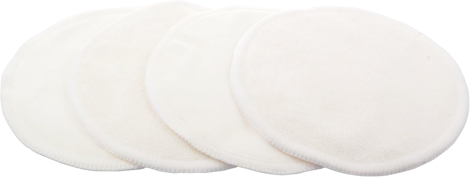Ana Wiz Washable Bamboo Breast Pads (Pack of 4, Natural Pack), 1 unité (Lot de 4) - Image 3