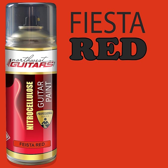 Fiesta Red Nitrocellulose Guitar Paint/Lacquer 400ml Amazon.co.uk Musical Instruments