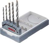 Bosch CYL-3 Concrete Drill Bit Set 4-8 mm Percussion 5 Piece Grey view 2
