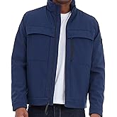 Michael Kors mens Soft Shell Jacket, Wind and Water Resistant Coat