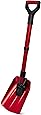 34” Folding Emergency Snow Shovel – Rugged Compact Tool for Car, Snowmobiles, or ATV – Compact Winter Survival Gear - Skiing Camping Mud Avalanche - Collapsible Multifunctional - Red