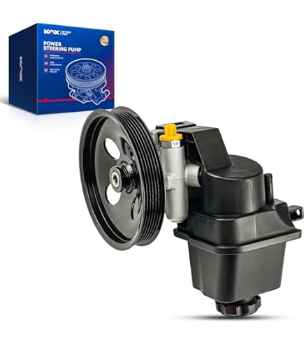 DYZJKWJW 65990 Power Steering Pump With Pulley & Reservoir - Fits Chevy Trailblazer, GMC Envoy, Buick Rainier 4.2L
