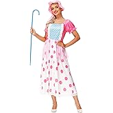 Remimi Women Halloween Pink Dress Girls Holiday Short Sleeve Dresses