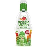 Veggie Wash Organic Fruit and Vegetable Wash Soaker, 32 Fluid Ounce | Ideal for Cleaning Produce, Vegan, Plant-Derived Ingredients, Unscented, No Parabens or Harsh Surfactants
