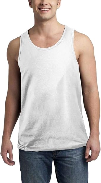 plain white muscle tee