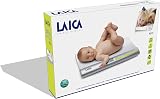 LAICA Electronic Baby Scale, 20g-20kg, Weight Lock Function, Silver view 4