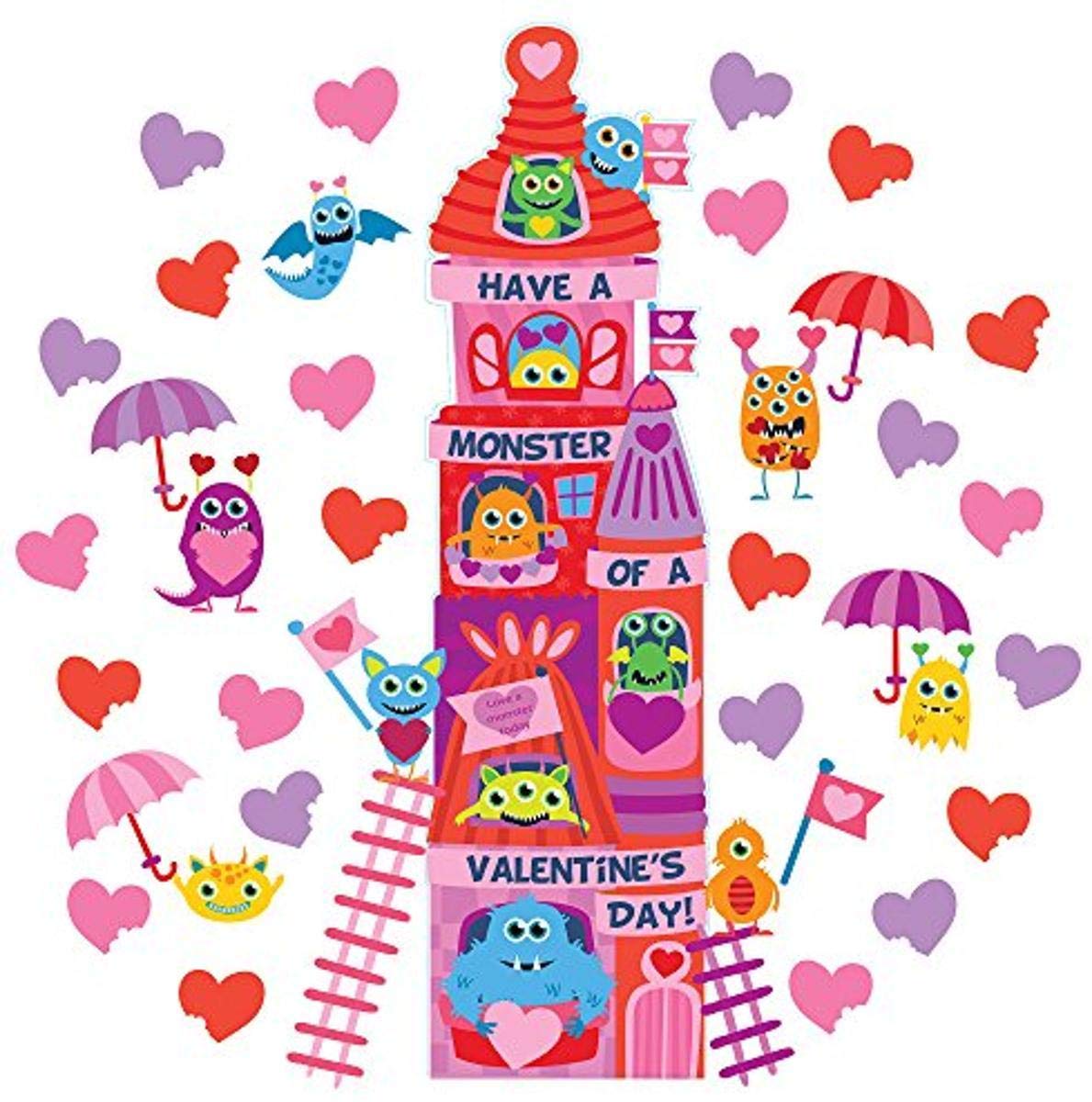 Eureka Valentine S Day School And Classroom Door Decor Kit 44pc Amazon In Home Kitchen