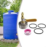Drhomeam 2 Inch Drum Faucet with Gasket for 55 Gallon Oil Water Buckets view 4