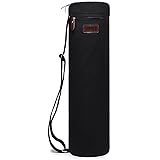 Boence Yoga Mat Bag, Full Zip Exercise Yoga Mat Sling Bag with Sturdy Canvas, Smooth Zippers, Adjustable Strap, Large Functional Storage Pockets - Fits Most Size Mats