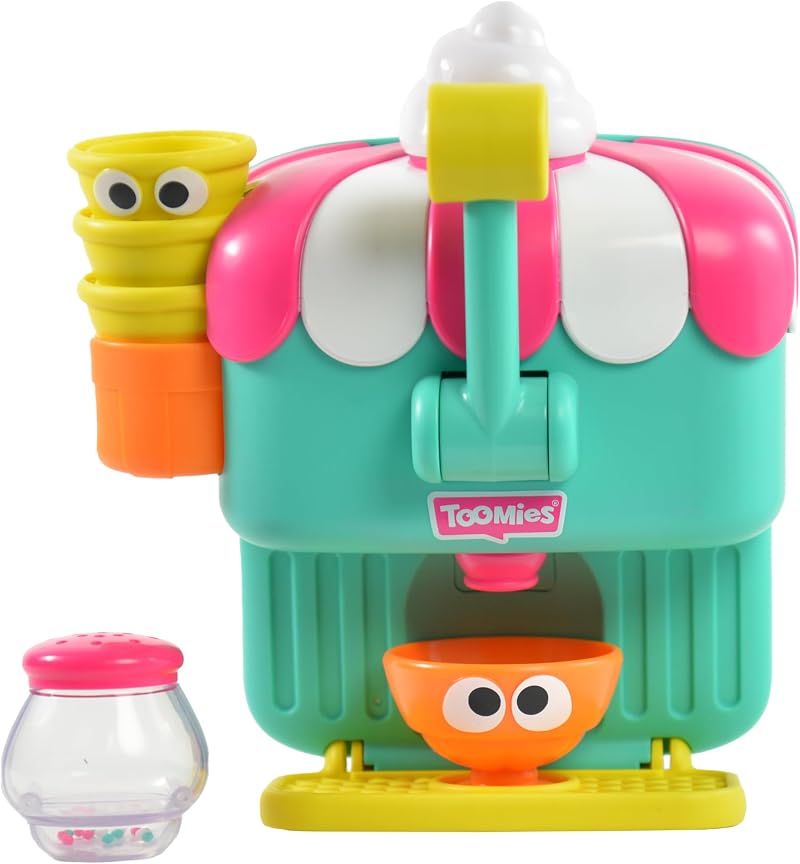 Toomies Foam Cone Factory Deluxe Ice Cream Bath Toy Wall Mount