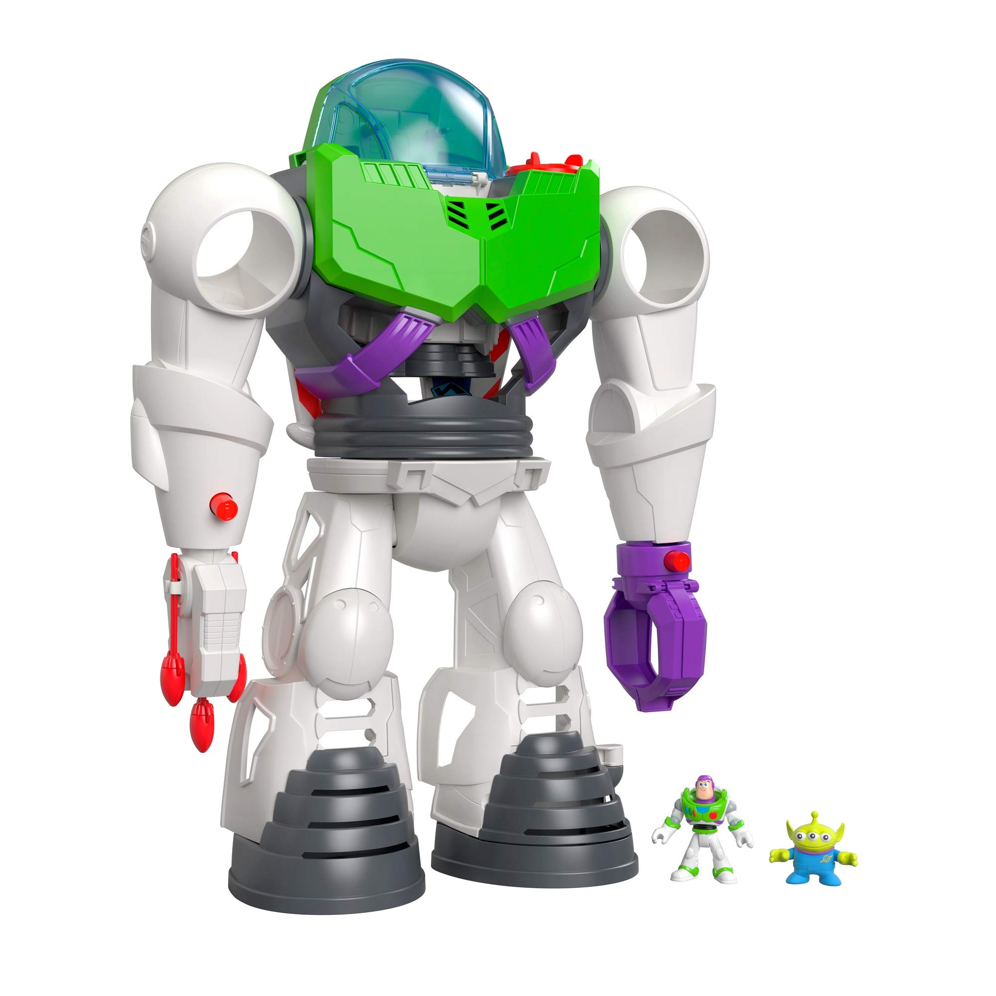 Fisher-Price Imaginext playset featuring Disney Pixar Toy Story Buzz Lightyear Robot, GLK18