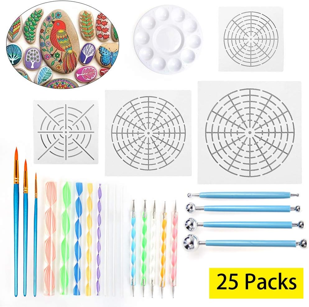 kit di rocce per la pittura