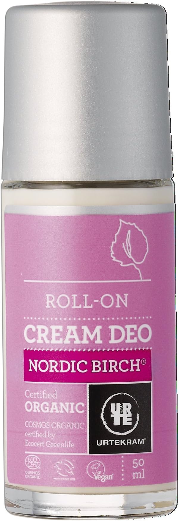 Urtekram Nordic Birch Cream Deodorant, 50 ml