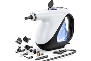 ADICOM Handheld Steam Cleaner for Home 3s Instant Heat-Up No Need to Wait, Upgrade 2 LB Light Weight Easy Refill Portable Steamer Cleaner for Furniture Couch Grout Walls Kitchenware Cleaning