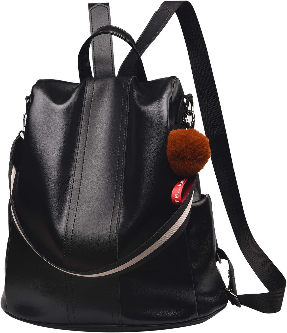 Women Backpack Purse PU Leather Anti-theft Backpack Casual Satchel Shoulder Bag for Girls