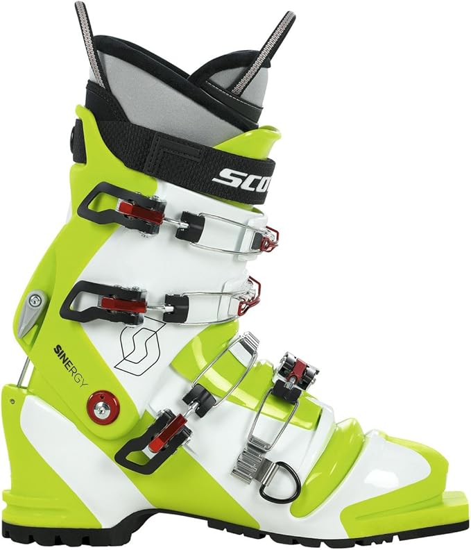 Scott Synergy Telemark Ski Boot Men's White/Green, 29.5, Skiing