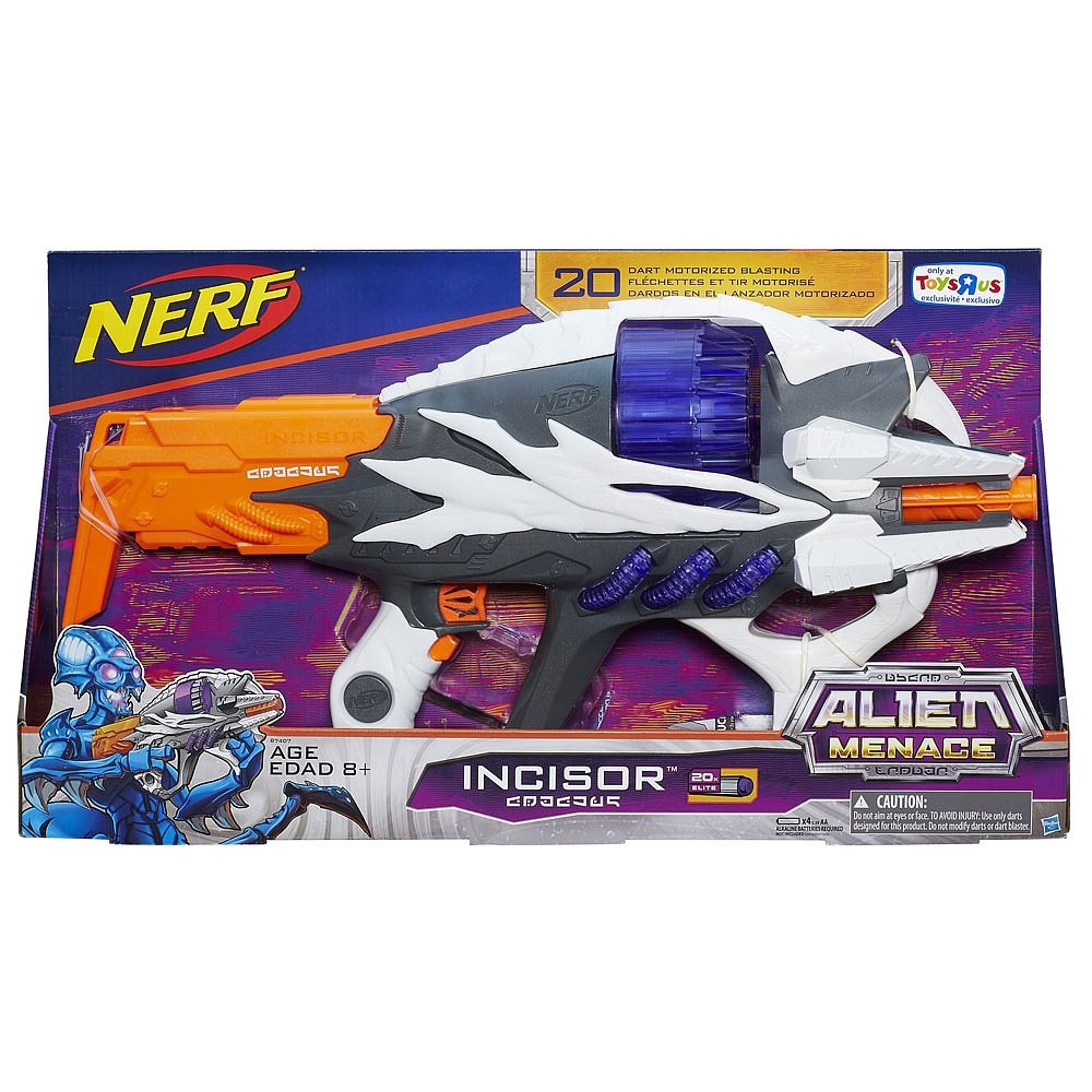 NERF Alien Menace Incisor Blaster by Hasbro
