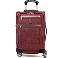 Travelpro Platinum Elite Softside Expandable Spinner Wheel Luggage, Bordeaux, Carry-On 20-Inch