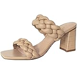 Athlefit Women's Braided Heeled Sandals Fashion