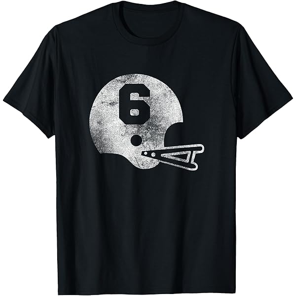 シャツ 70s football tshirt Black vintage Amazon.com: Vintage Football Jersey Number 7 T-Shirt Player Number