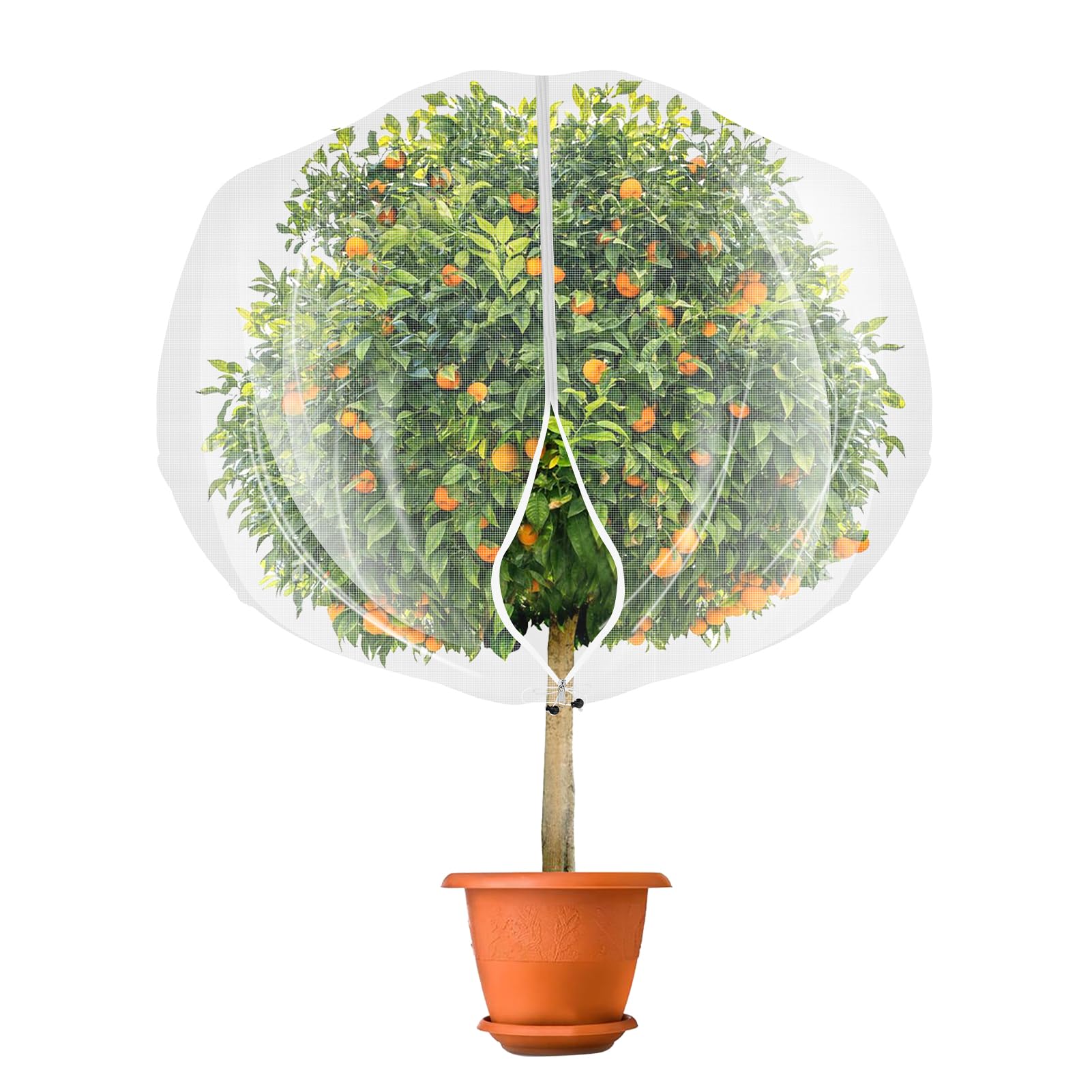 1.8 ×1.8m Insect Barrier Netting,Garden Fine Netting Mesh,Insect Netting With Drawstring,for Protect Plant Fruits Flower From Insect Bird Eating