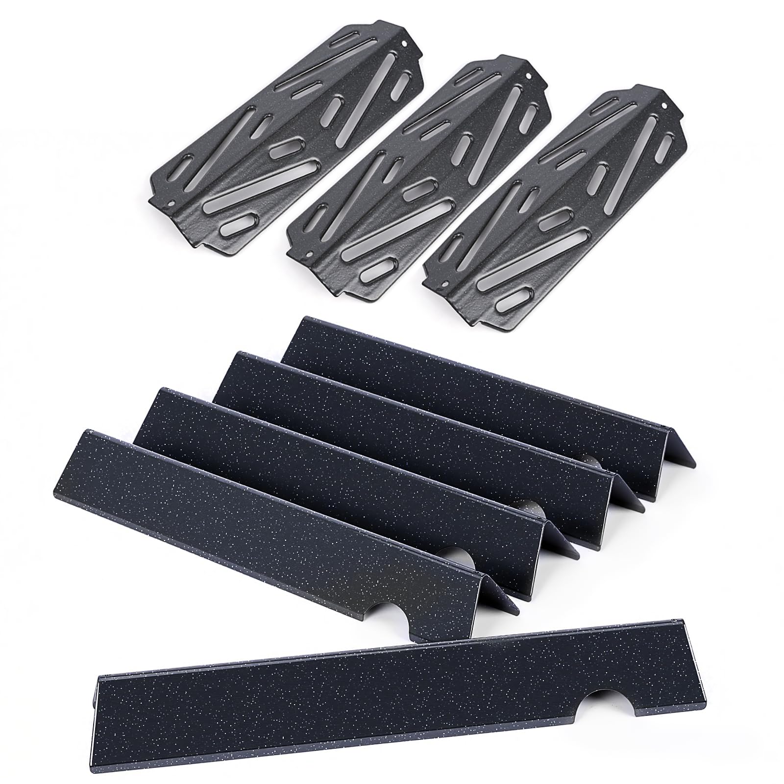 Uniflasy GS4 Genesis 2 Grill Parts for Weber 3 Burner GS4 Genesis II Replacement for Genesis II/II LX 300 SER,Genesis 300 (2022 YRS) Parts for Weber Flavorizer Bar 66032 67095,Heat Deflector 66040 Image