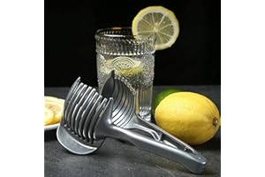 SHZMJL Onion, Tomato, Lemon Slicer Holder,Cutter holder,Kitchen Cutting Aid Tool, Round Fruits Onion Shredder,Cutter Guide,Ea