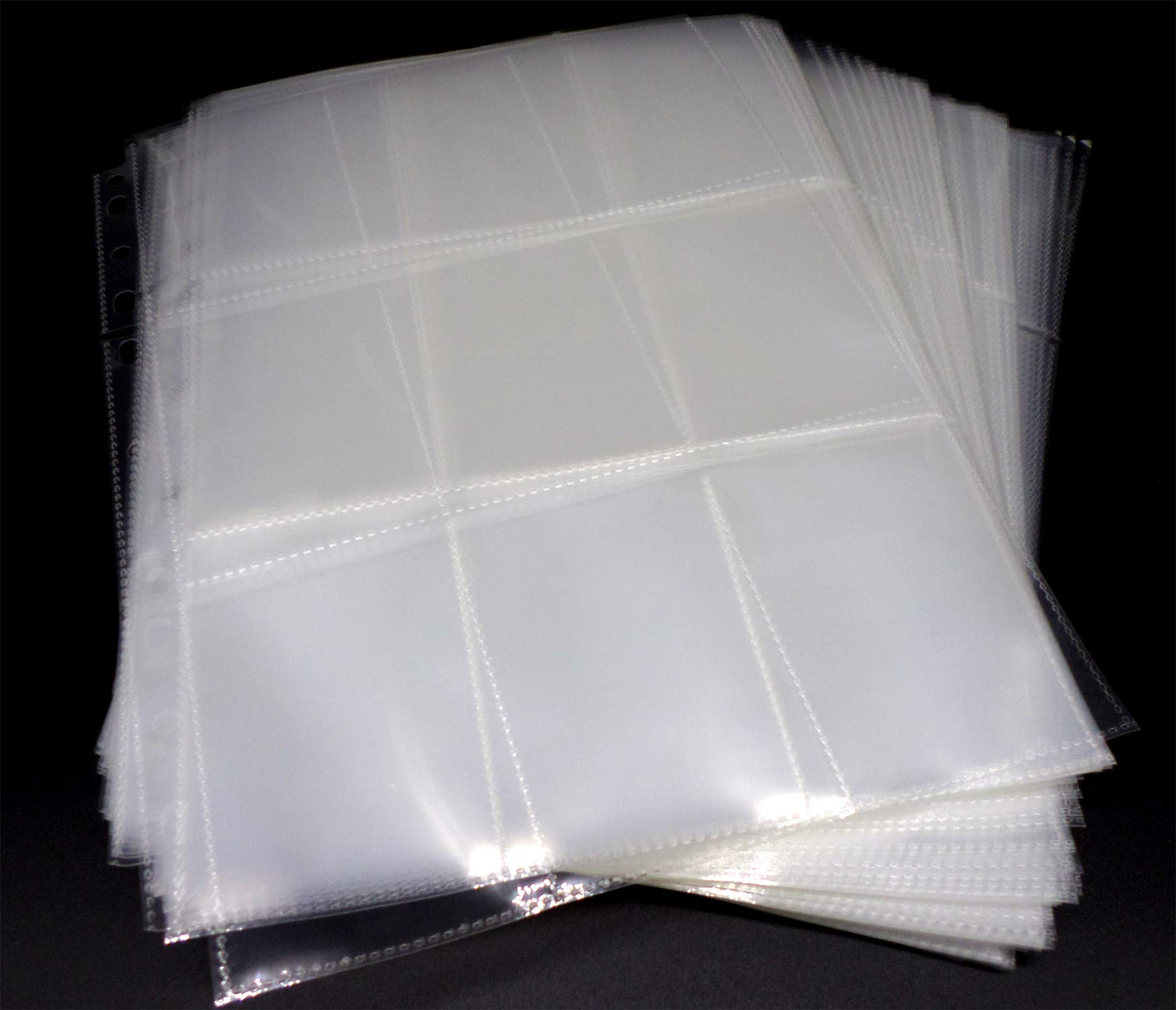 docsmagic.de 200 9-Pocket Pages - 11-Hole - 3-Ring Album Ordnerseiten- MTG - PKM - YGO