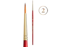 Princeton Heritage Series 4050 Pinceau synthétique rond pour aquarelle